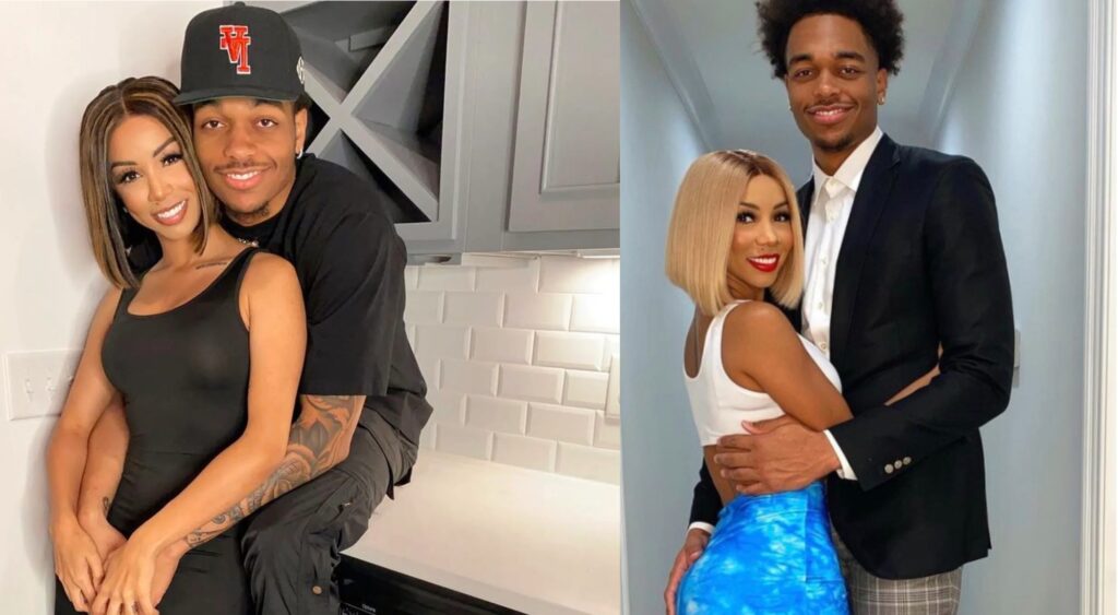 Brittany Renner and her ex-boyfriend PJ Washington