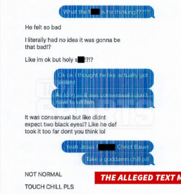 New Text Messages Released In Trevor Bauer Sexual Assault Case Accuser Admitted One Encounter 1104