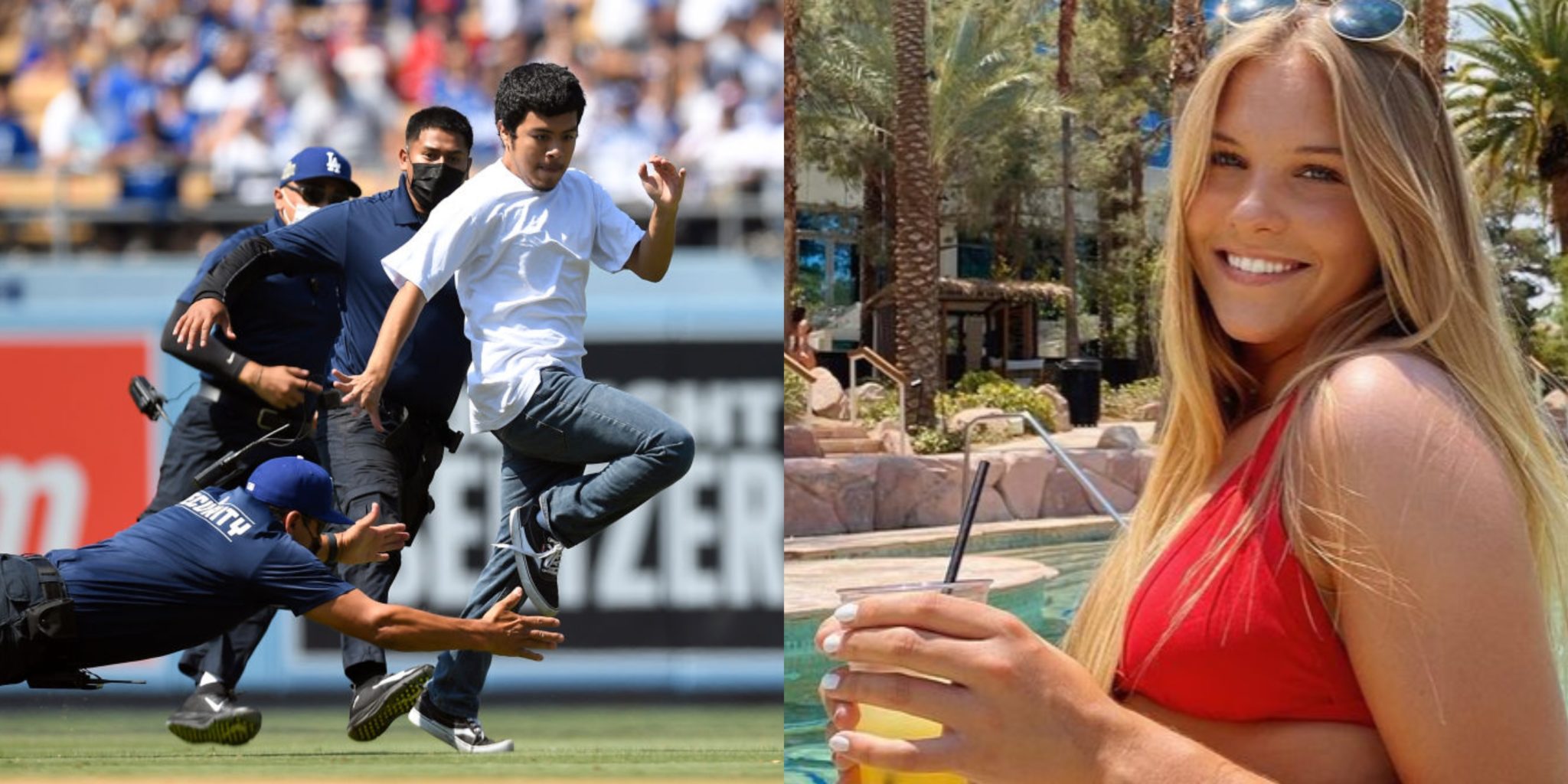 Let's Meet The 24-Year-Old Dodgers Ball Girl Who Tackled Fan On Field