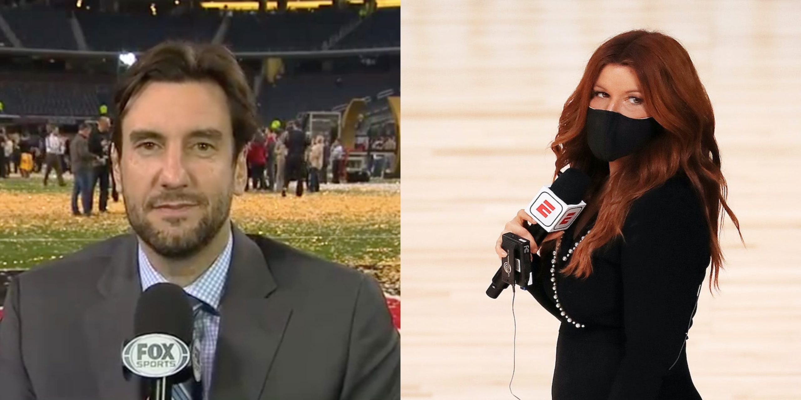 Clay Travis Says Rachel Nichols Tried To Be Woke Still Got Canceled   Rachel Nichols Clay Travis Scaled 