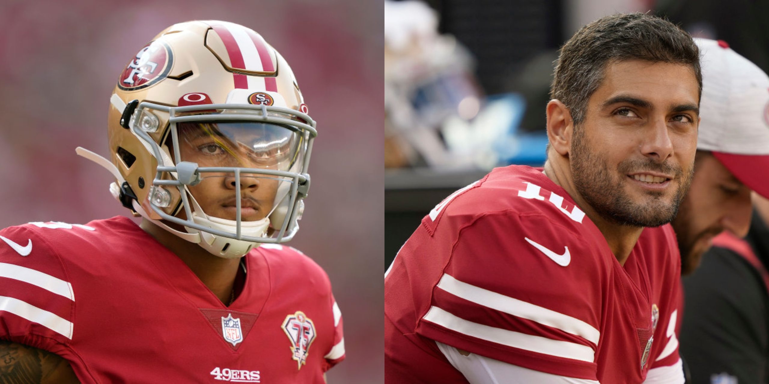 Jimmy G Had A Priceless Reaction To Watching Trey Lance Throwing 80