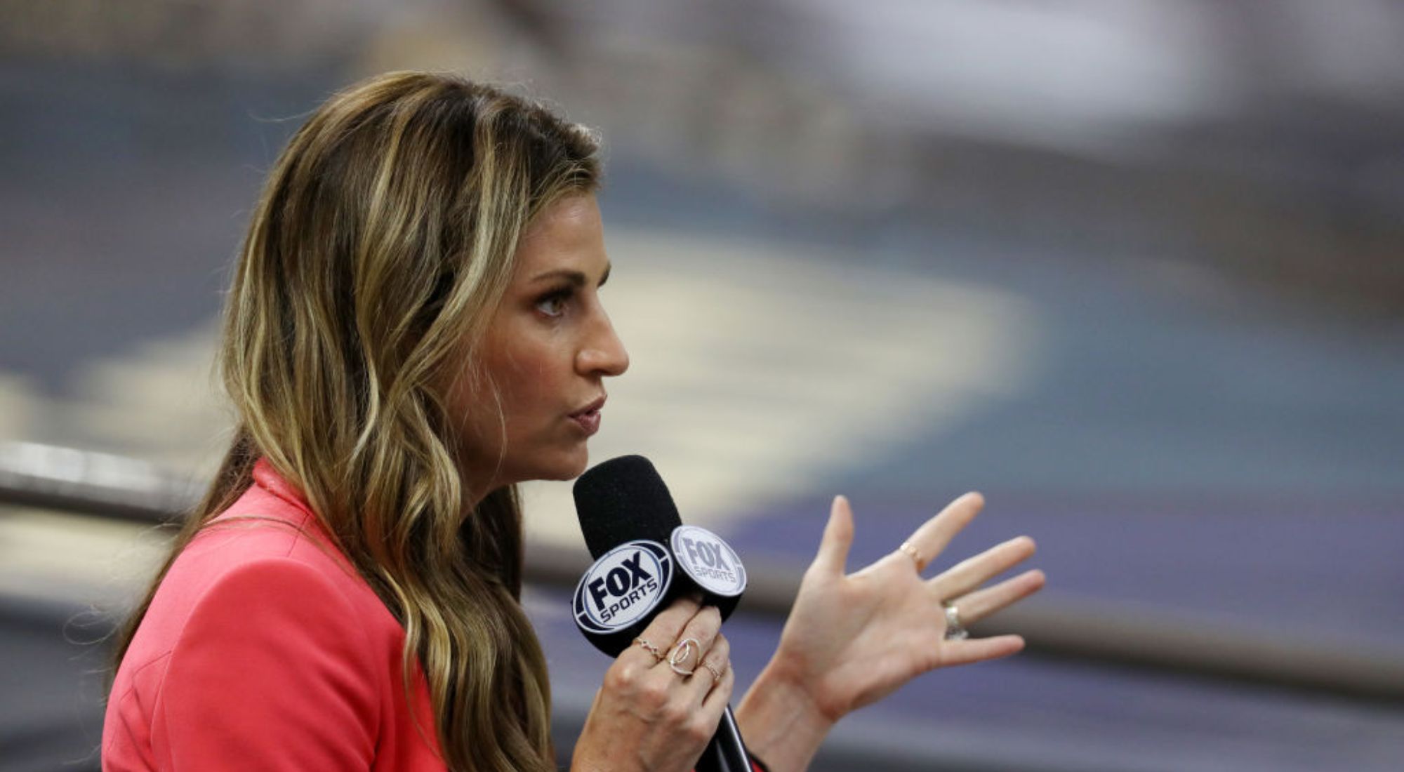 Erin Andrews at Fox Sports Interview