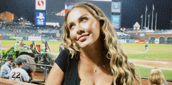 Instagram Model Spotted At Oracle Park Flashing Her Boobs During Giants Dodgers Playoff Game Pics 