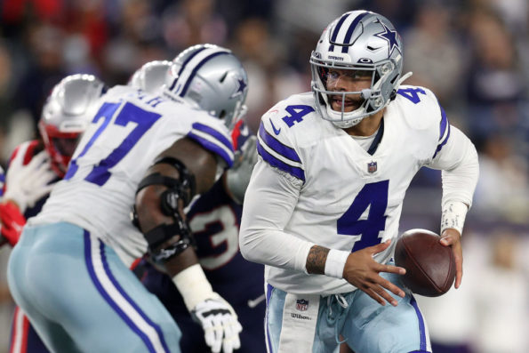 Dak Prescott Writing 'Ask 4 Help' On Wrist Tape For Those Living With ...