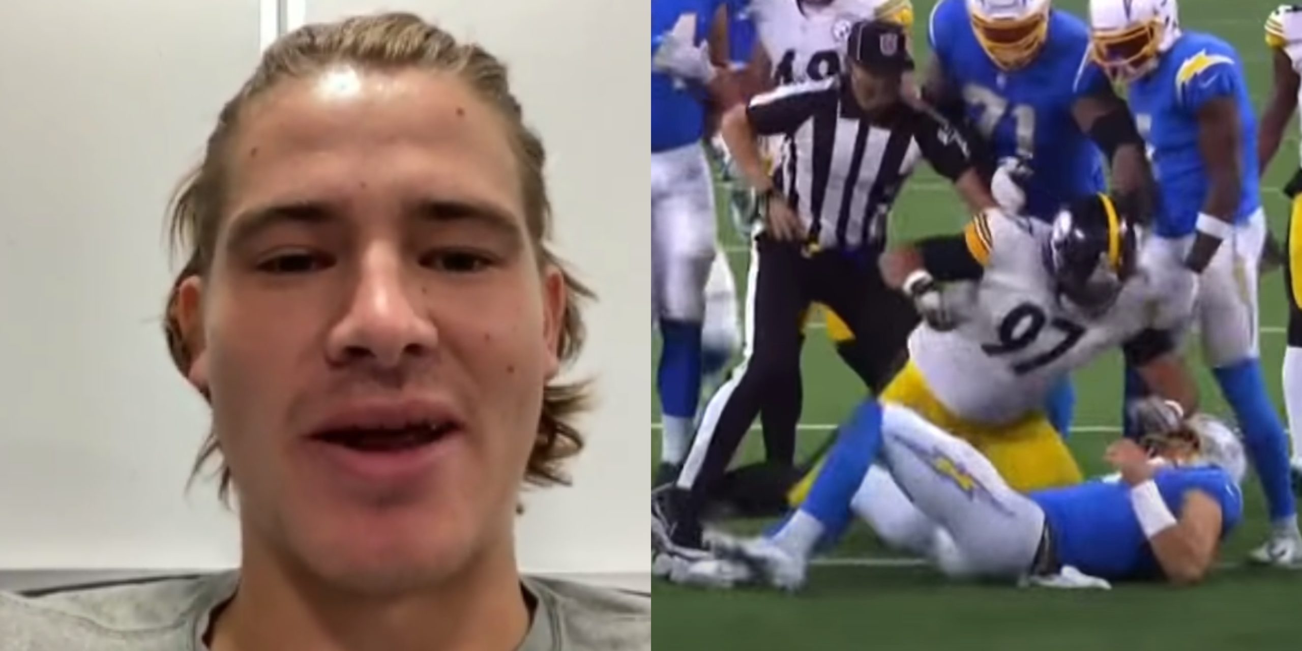 Justin Herbert Reacts To What Cam Heyward Did - The Spun: What's Trending  In The Sports World Today