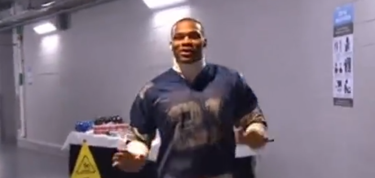 Hannah Storm Thinks Russell Westbrook's Jersey is Barry Sanders