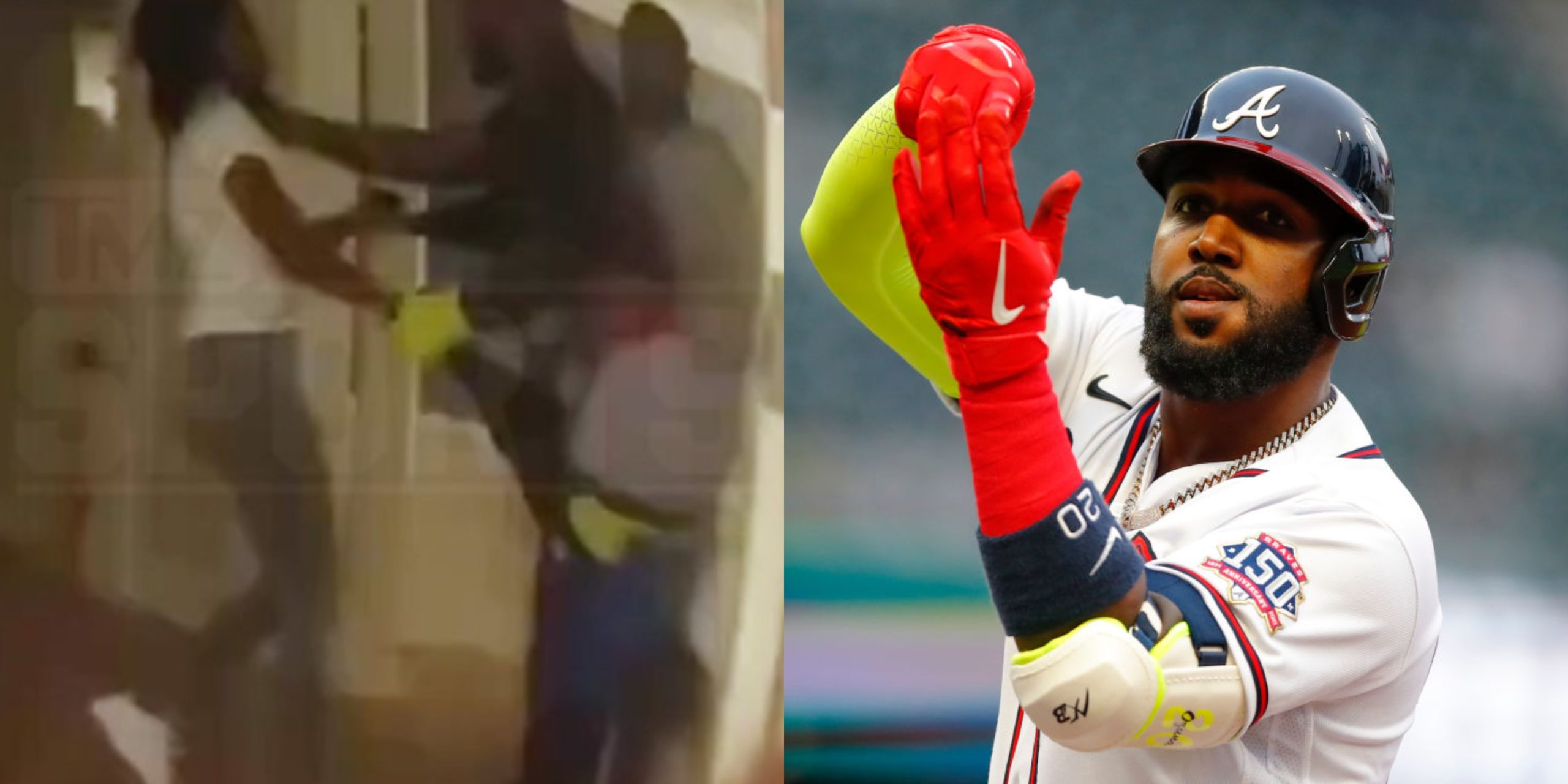 Body Cam Shows Atlanta Braves' Marcell Ozuna Choking His Wife (VIDEO)