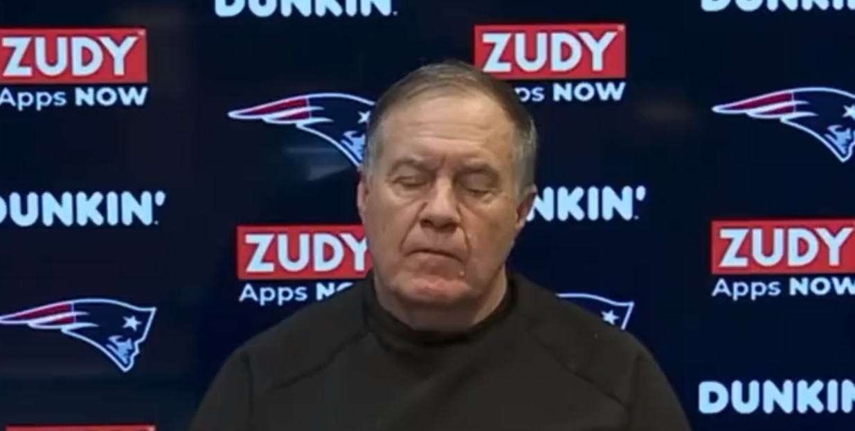 Same Reporter Tries Once Again To Ask Bill Belichick His New Year's ...