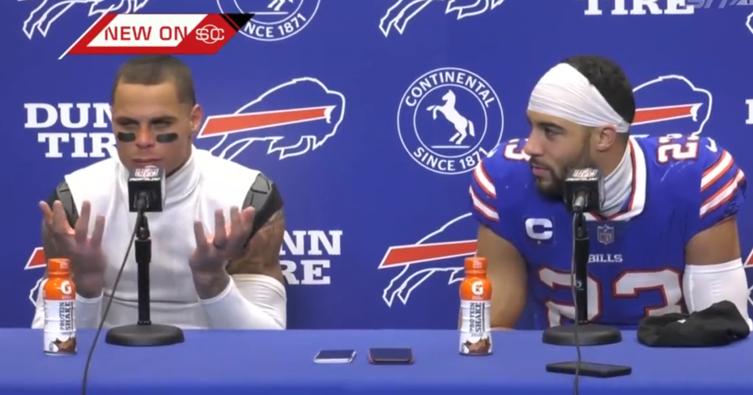 Micah Hyde, Jordan Poyer Storm Out of Press Conference Over Reporter's ...