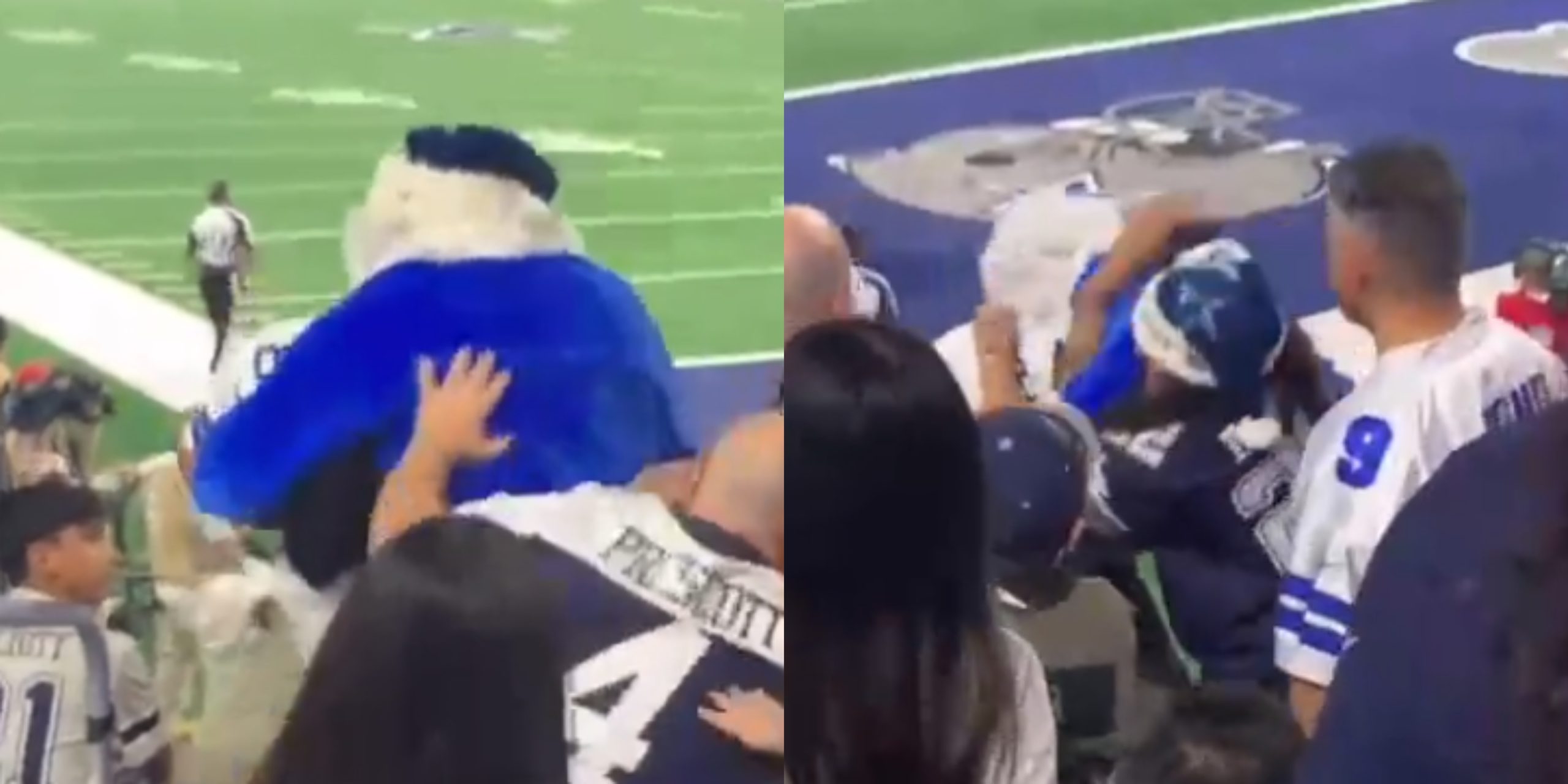 Santa kicked out of AT&T Stadium after putting Cowboys fan in headlock