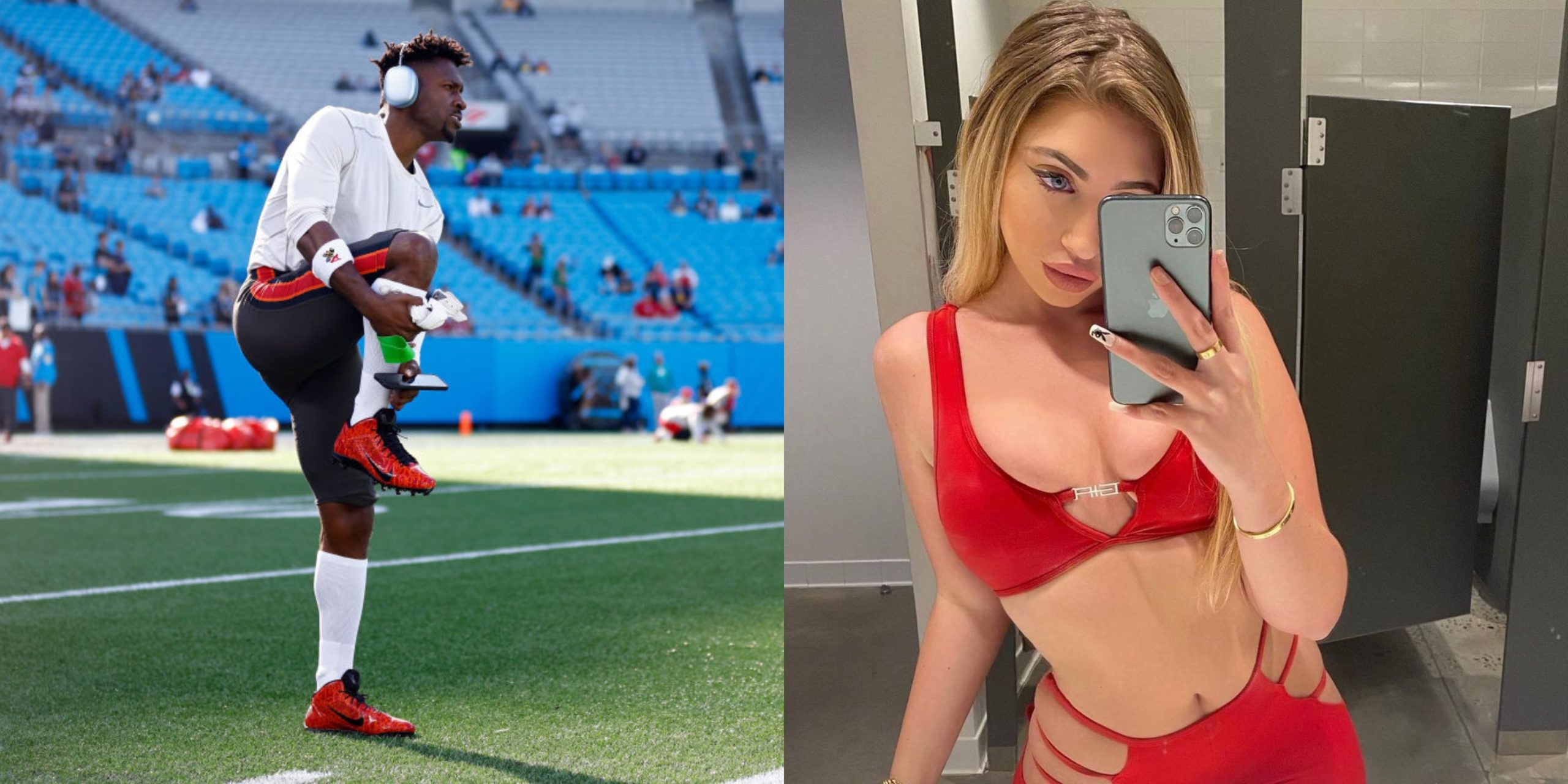 Antonio Brown snuck an OnlyFans girl into his room the night before the  game - The Football Feed