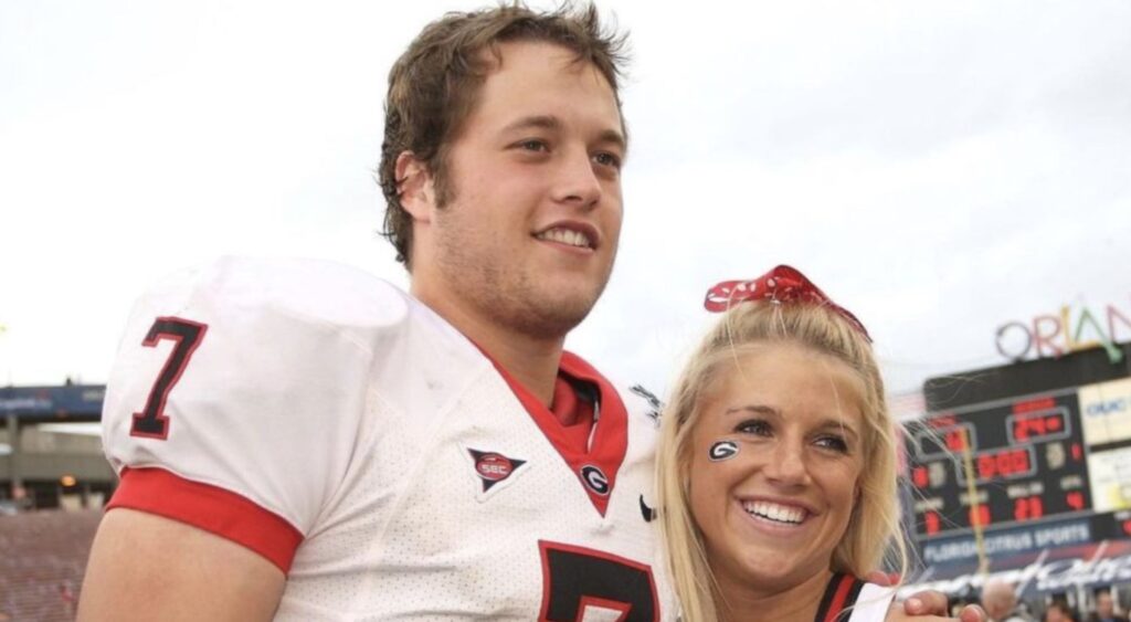 Georgia Bulldogs QB cheerleader