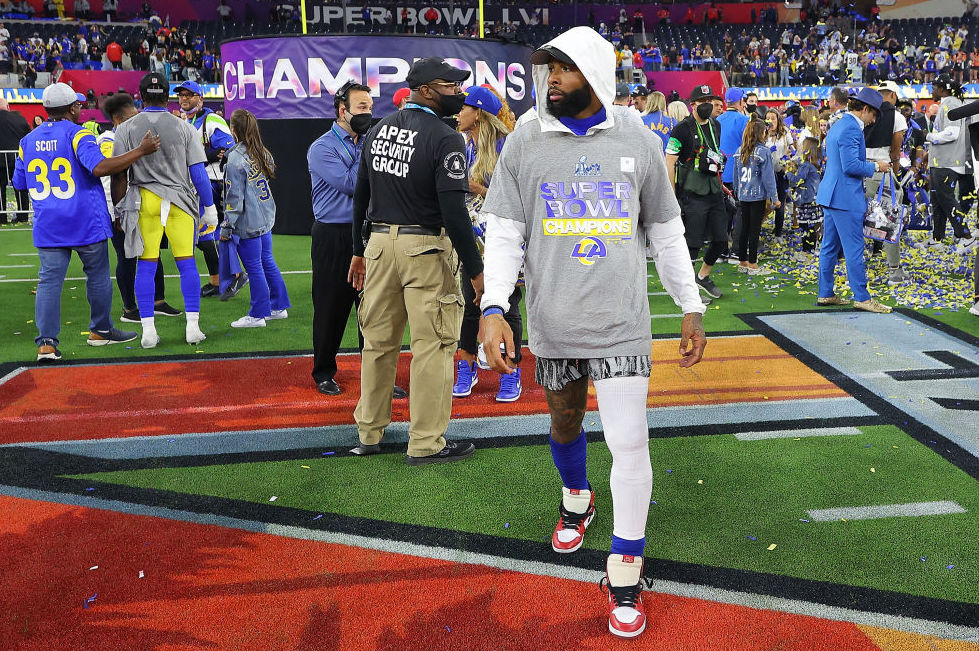 Odell Beckham Jr. among ex-Giants to earn a Super Bowl LVI ring