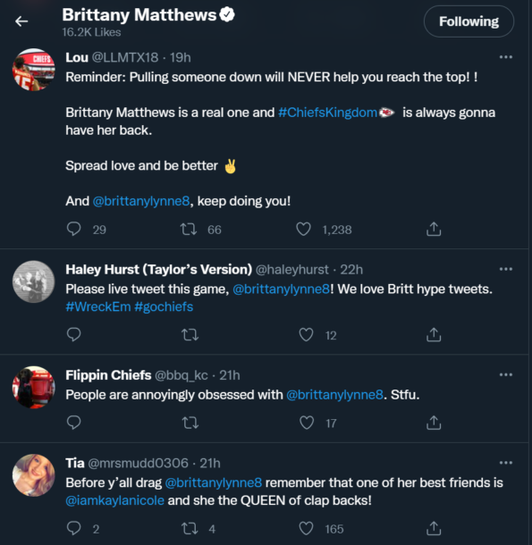 Brittany Matthews 'Likes' Tweets Taking Shots At Annoying Fans Being ...