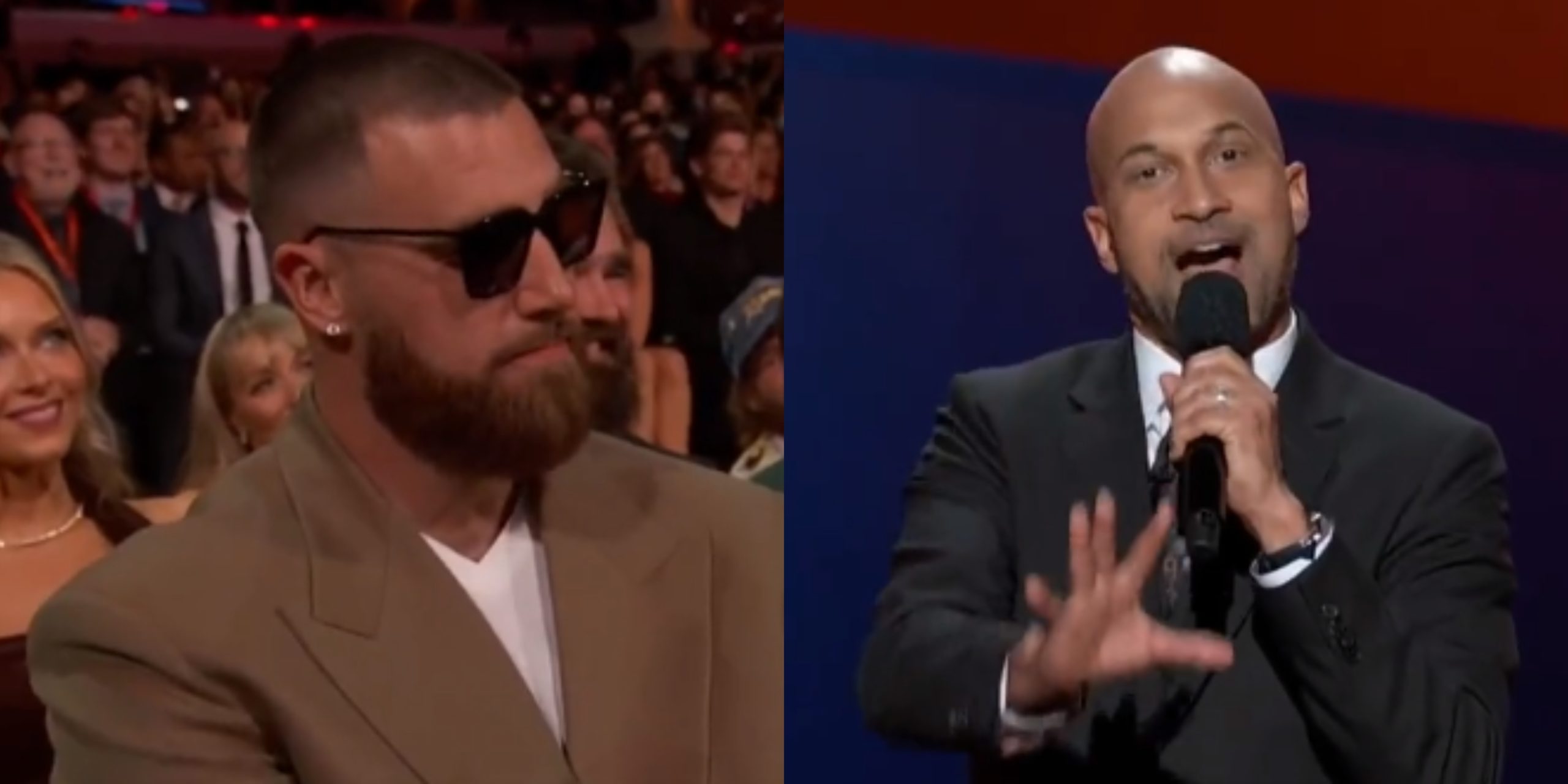 Keegan-Michael Key's Burrow-Mahomes joke at 'NFL Honors' cheeses Kelce