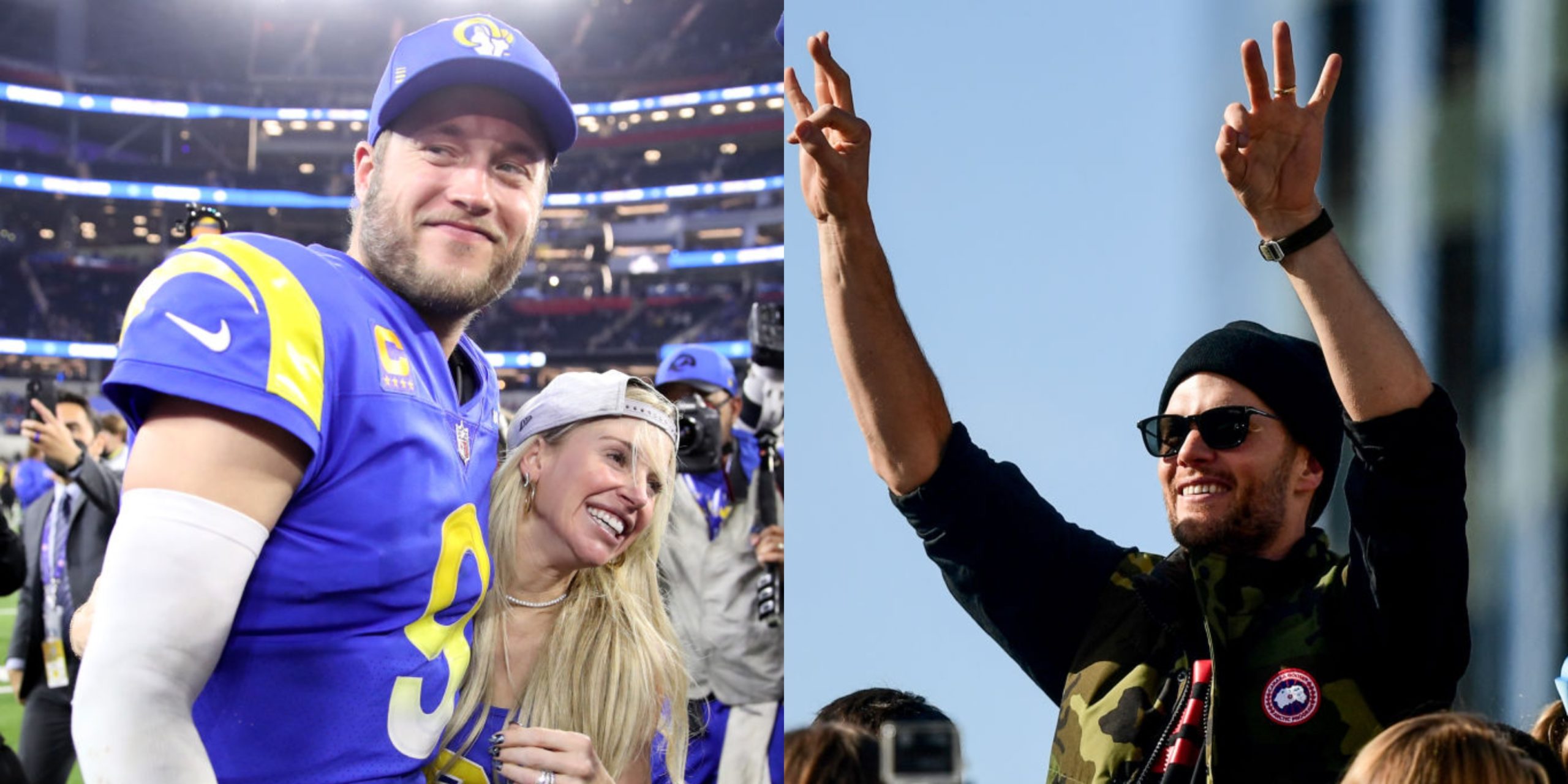 Rams Quarterback Matthew Stafford & Wife Kelly Spotted on Pre