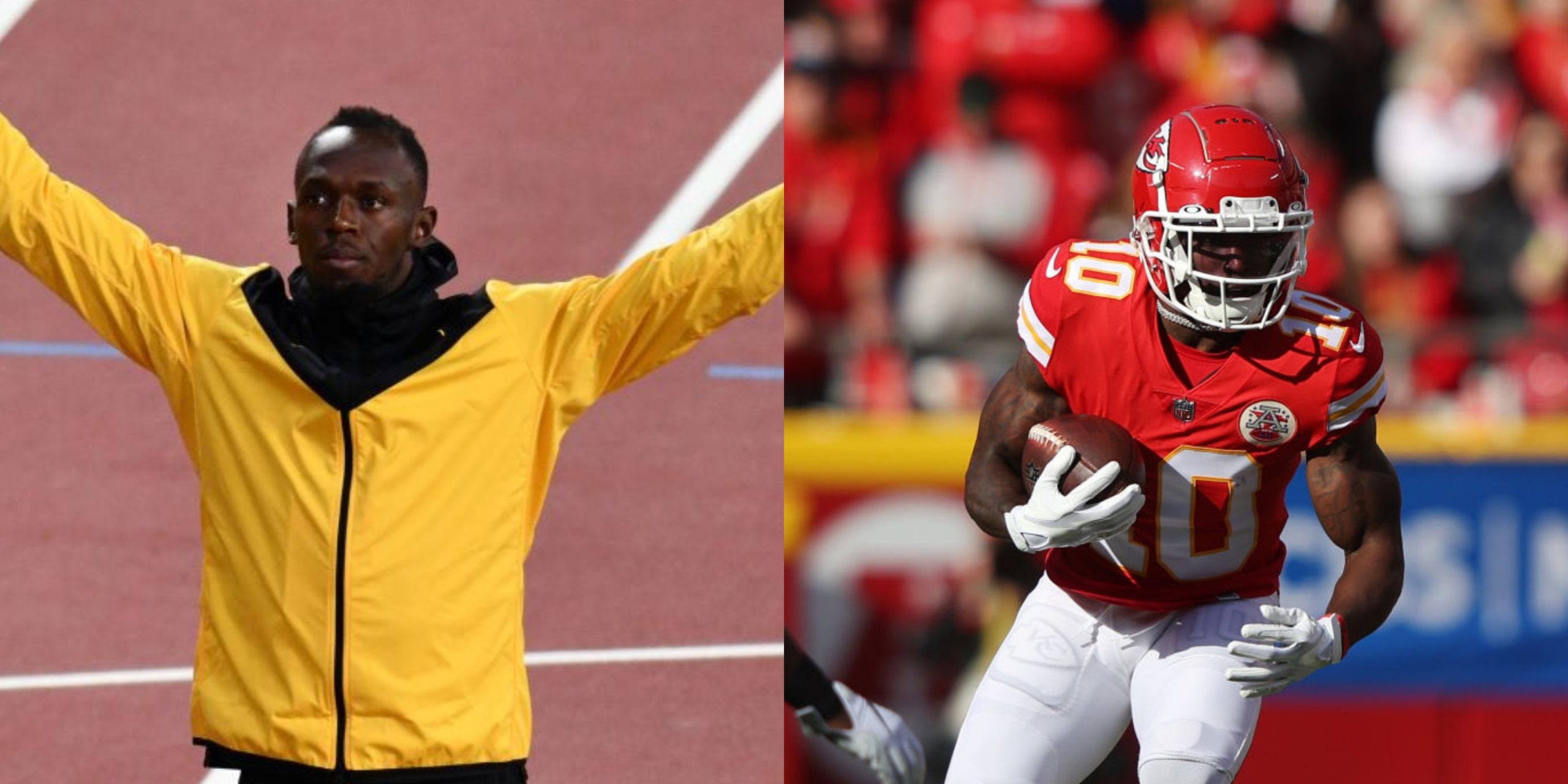 Usain Bolt mocks Tyreek Hill after losing race to Micah Parsons at Pro Bowl