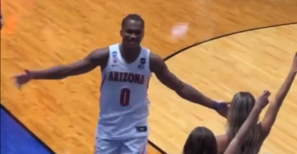 New video emerges of moment Wildcats star Bennedict Mathurin 'touched'  cheerleader's breast