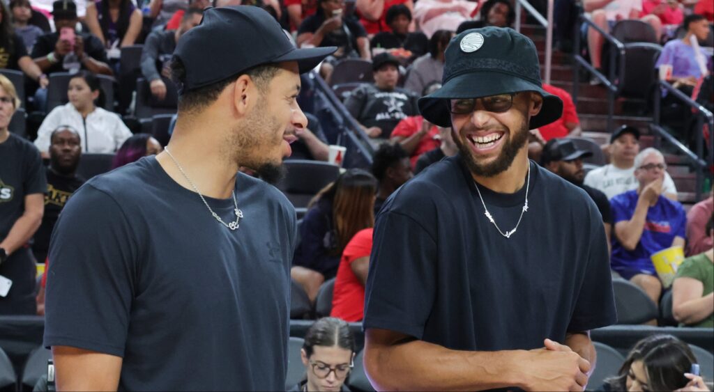 Sonya Curry's sons Seth Curry and Steph Curry