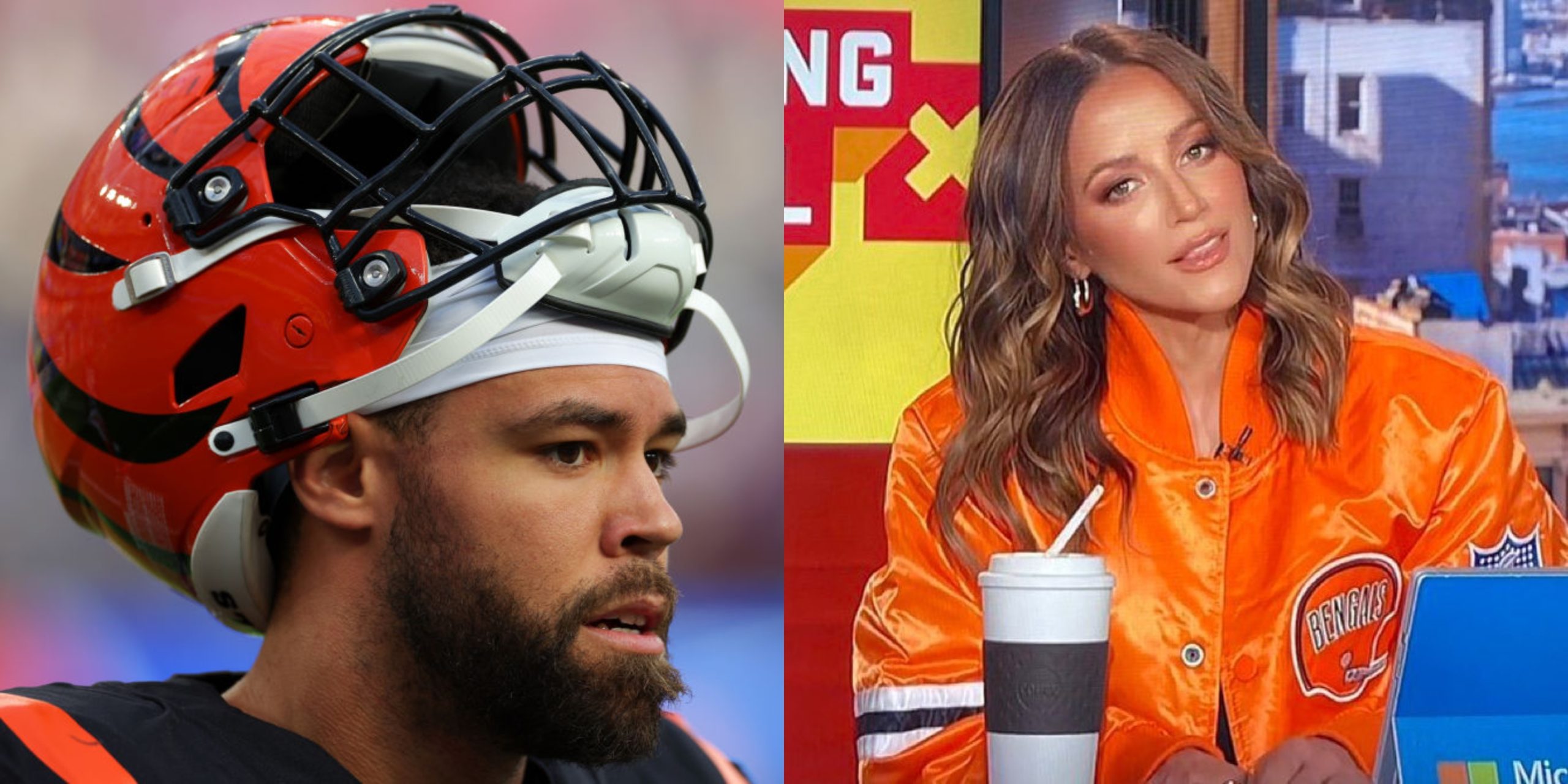 CJ Uzomah responds to Kay Adams NY Jets dating claims