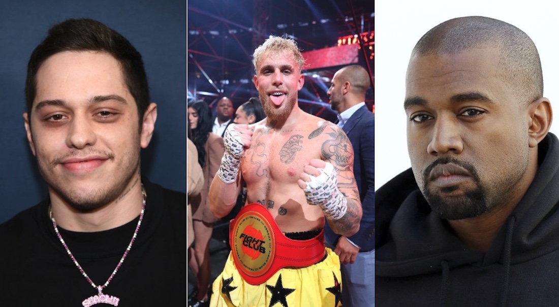 Jake Paul Is Offering $60-Million For a Kanye West-Pete Davidson Boxing ...