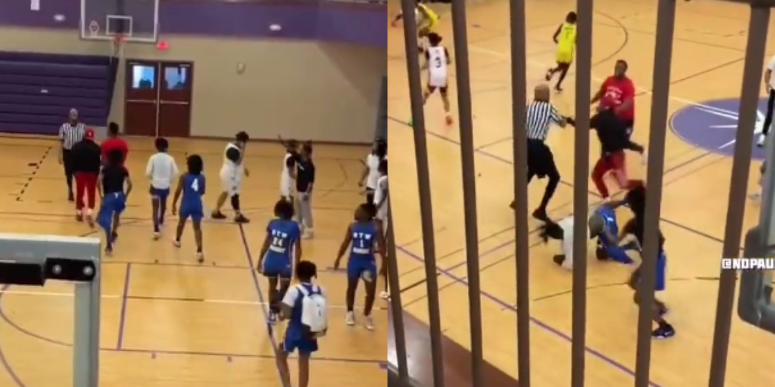 Frightening Footage Shows Georgia Youth Basketball Team Chasing And Assaulting Referee After