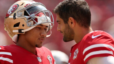 Jerry Rice prefers Trey Lance over Jimmy Garoppolo as 49ers starting QB