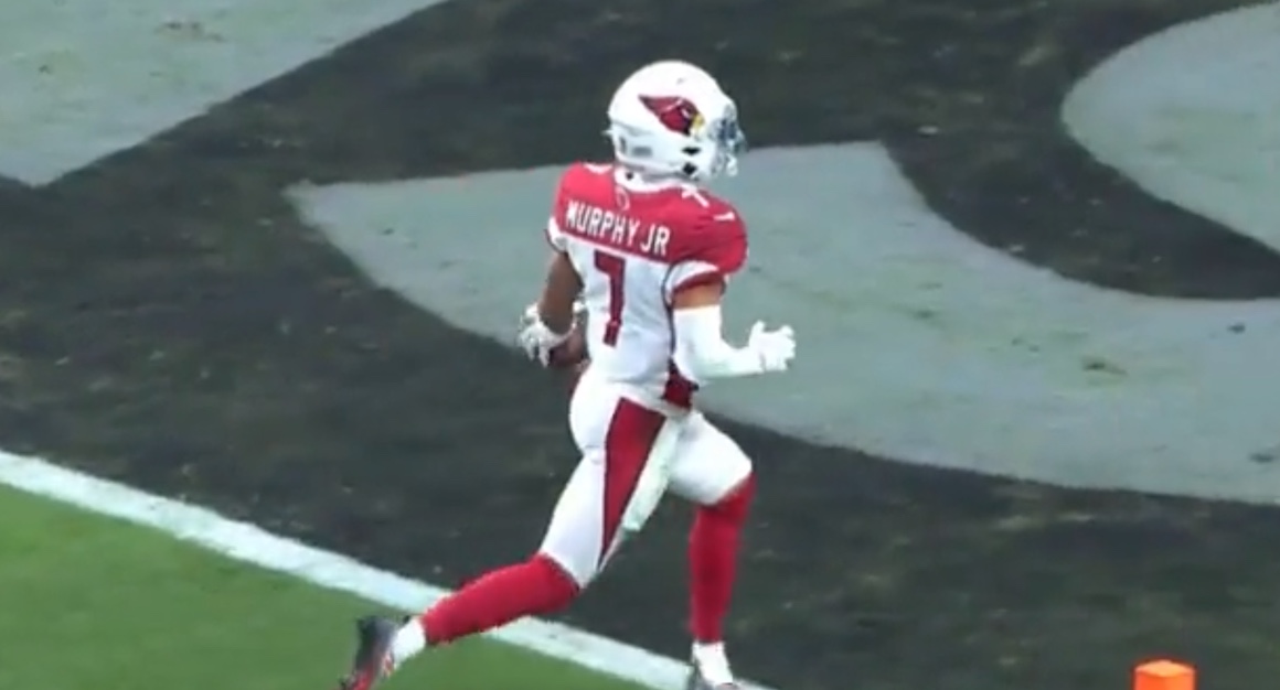 Cardinals' Byron Murphy nearly fumbled, pulled a DeSean Jackson on winning  overtime TD vs. Raiders