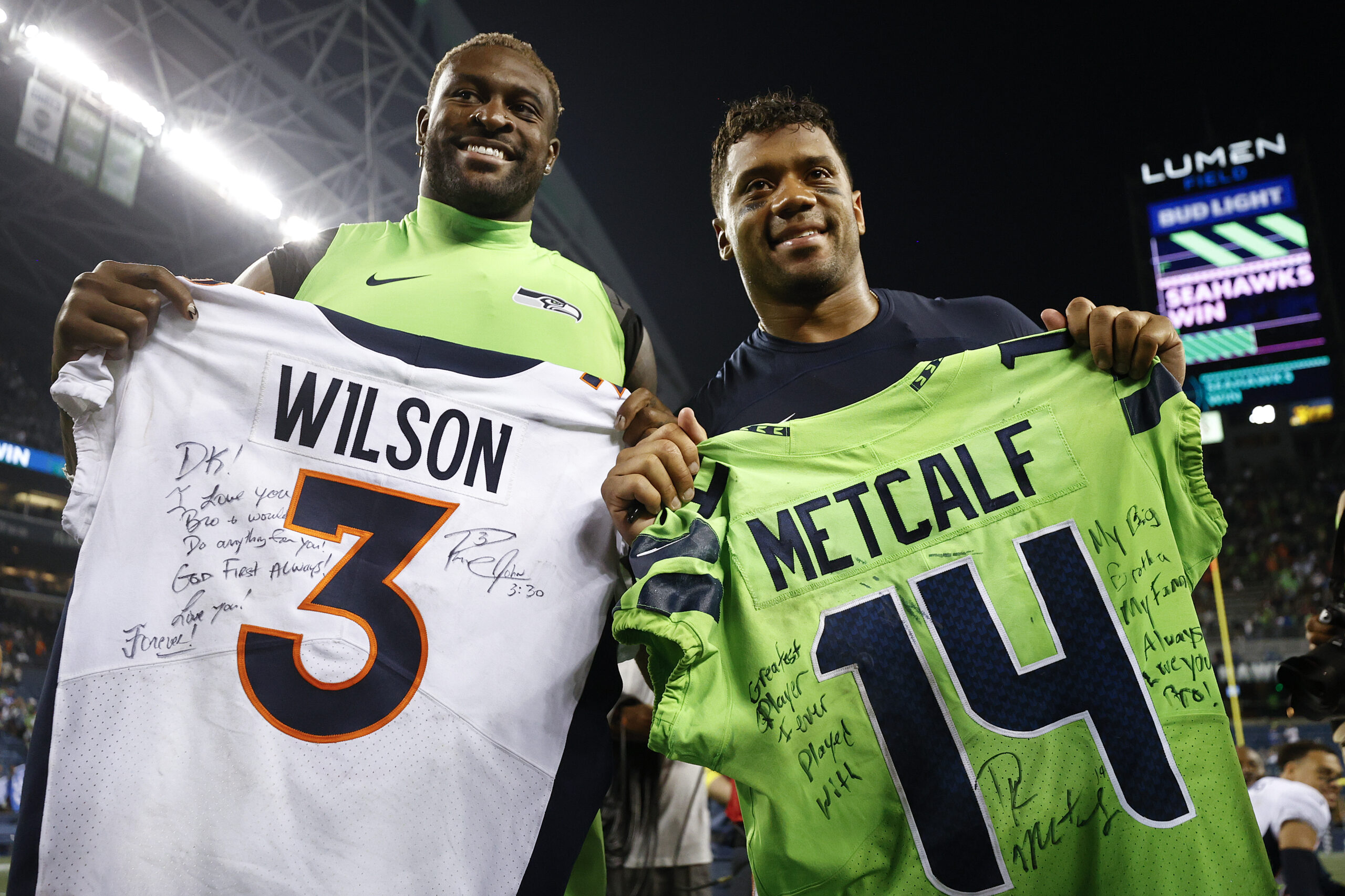 DK Metcalf Seattle Seahawks #14 Alternate Game Jersey – Neon Green