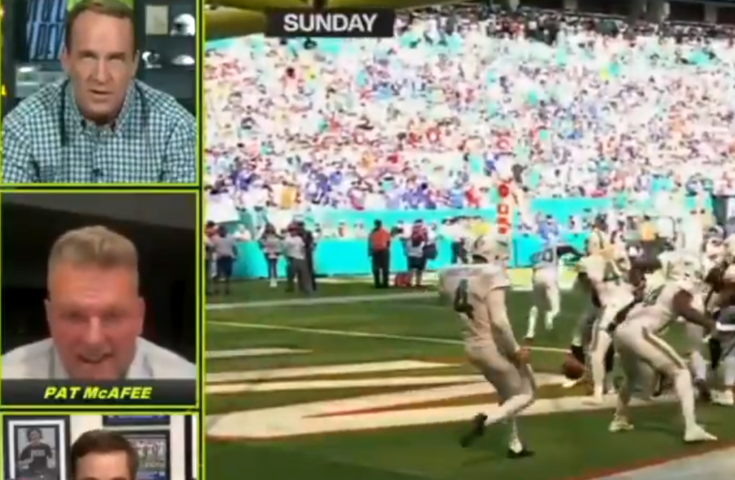 Pat McAfee Hilariously Broke Down Dolphins Butt Punt: 'Cheeks Got ...