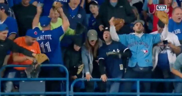 Toronto Blue Jays fan is left furious after DROPPING Aaron Judge's historic  61st home run ball