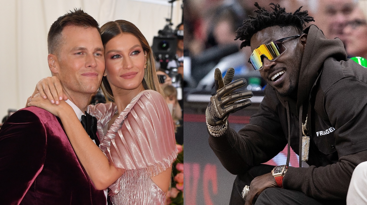 Tom Brady Reacts To Picture Of Gisele In Bed With Antonio Brown 