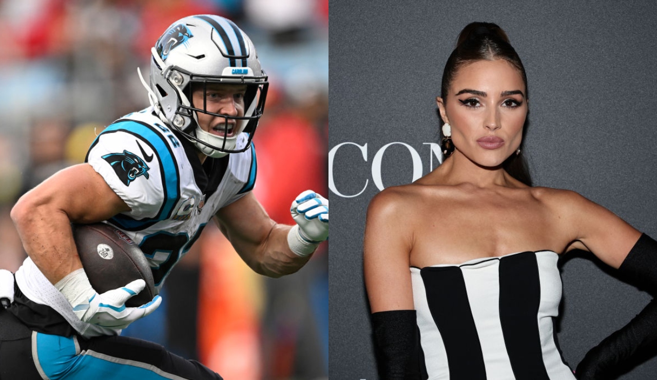 Olivia Culpo Wanted Booty Shot of Christian McCaffrey