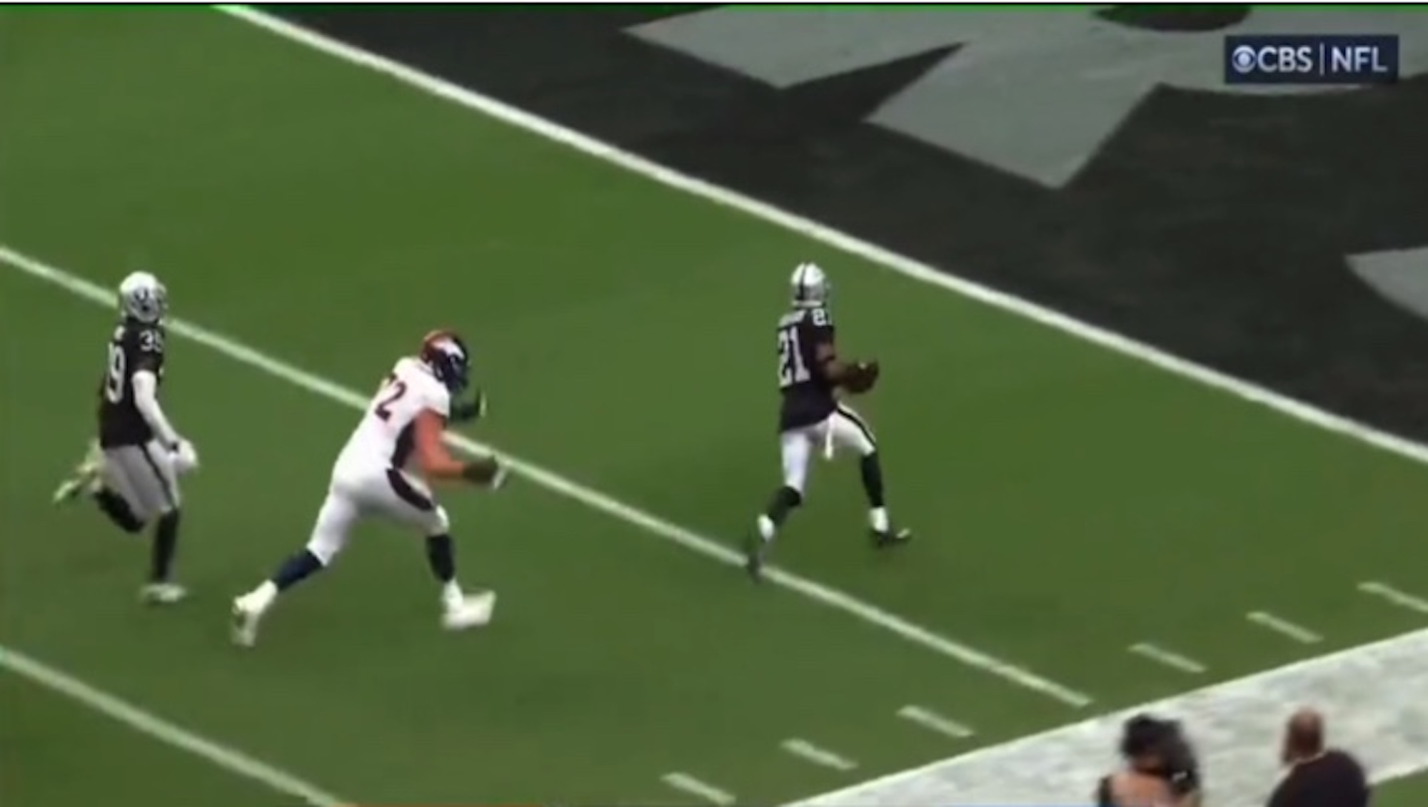 Social Media Roasts Garett Bolles For Failed Tackle Attempt