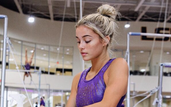 Lsu Gymnast Olivia Dunne Suffers Nasty Fall In Practice Video 