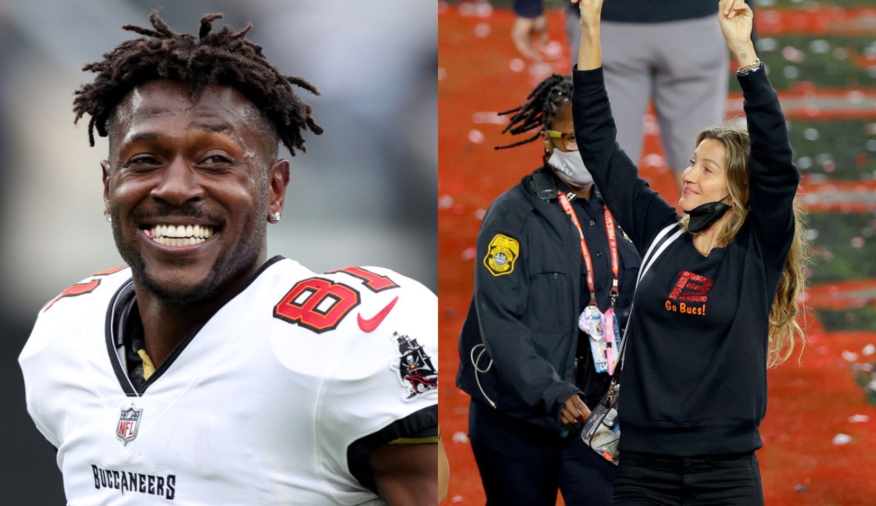 Antonio Brown posts a Gisele Bündchen nude doctored photo in