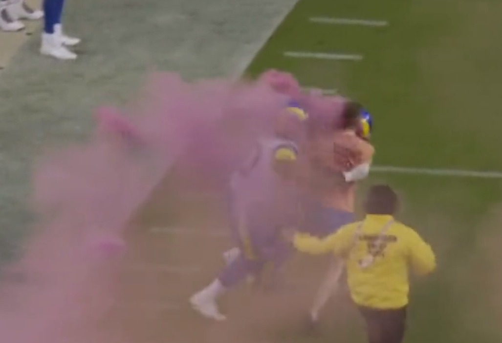 Bobby Wagner Tackles Protestor with Pink Smoke Bomb During Game