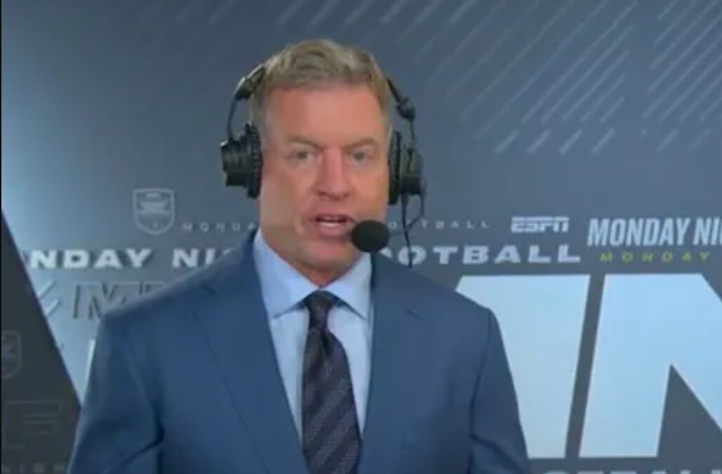 ESPN's Troy Aikman suggests the NFL 'take the dresses off' after  controversial 'MNF' roughing penalty