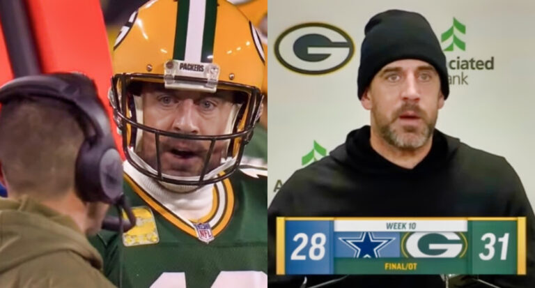 Aaron Rodgers Reveals What He Yelled At Matt LaFleur