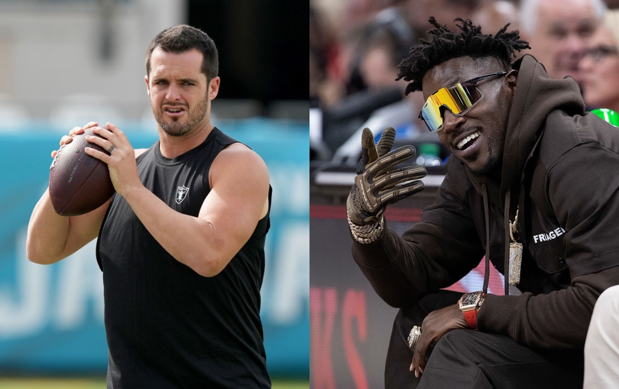 Antonio Brown Fat Shames Derek Carr With Photoshopped Picture