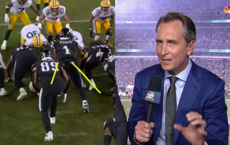 Cris Collinsworth Explained The "Double-Cheek Push" During SNF