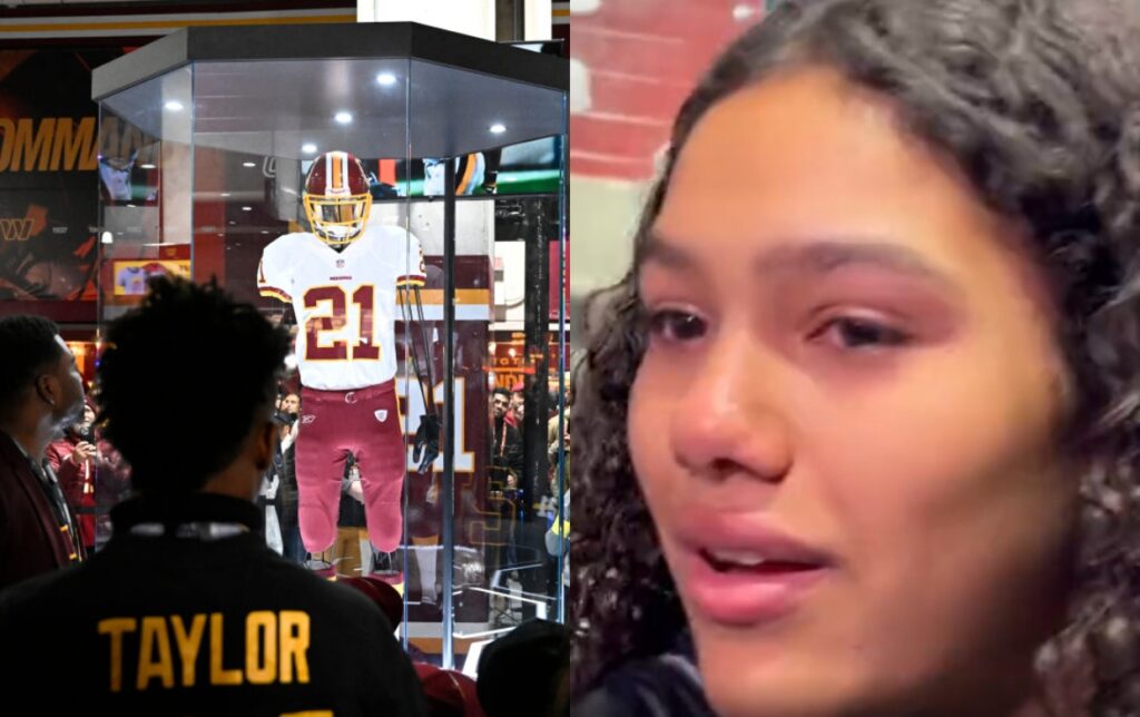 Sean Taylor's daughter addresses father's memorial