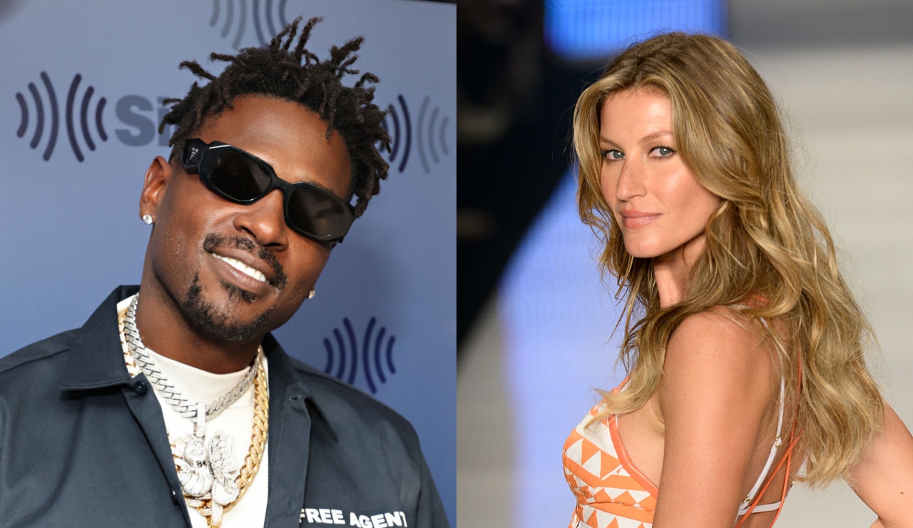 Is Gisele Bündchen the woman on Antonio Brown's bed? Mystery woman