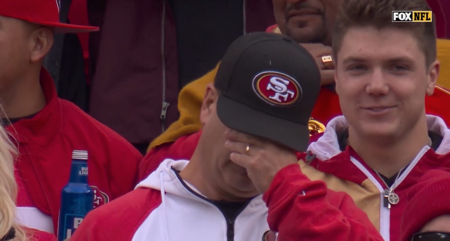 Brock Purdy's Dad Was Crying In The Stands Vs. Bucs (VIDEO)