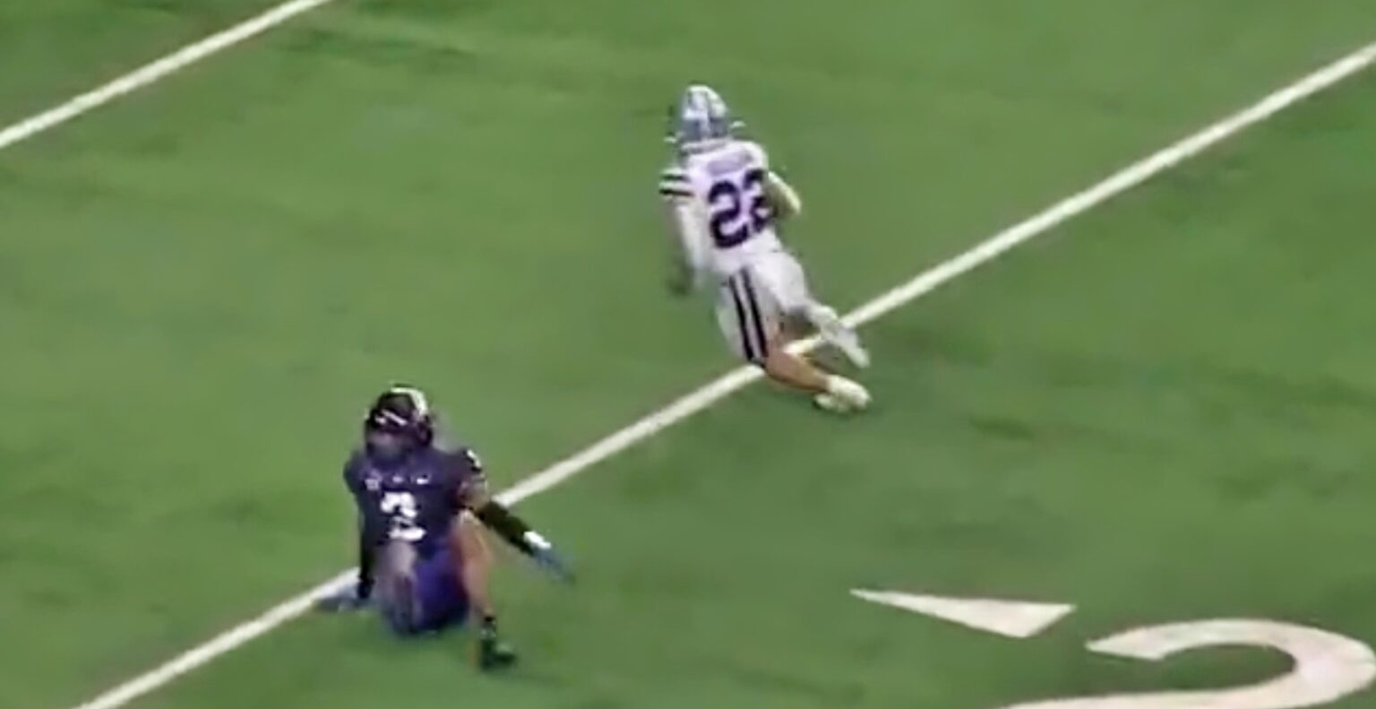 K States Deuce Vaughn Breaks Tcu Ankles With Nasty Juke 