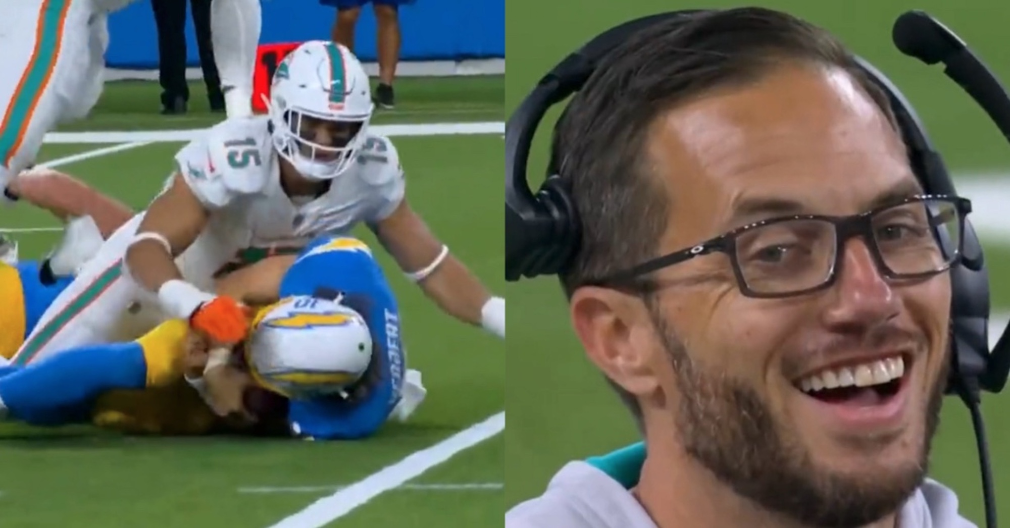 NFL Twitter blasts refs for brutal roughing the passer call against Dolphins