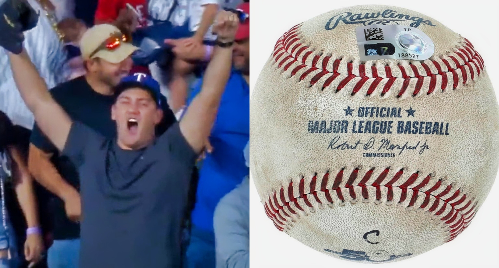 Husband of Dallas Cowboys reporter catches Aaron Judge HR ball