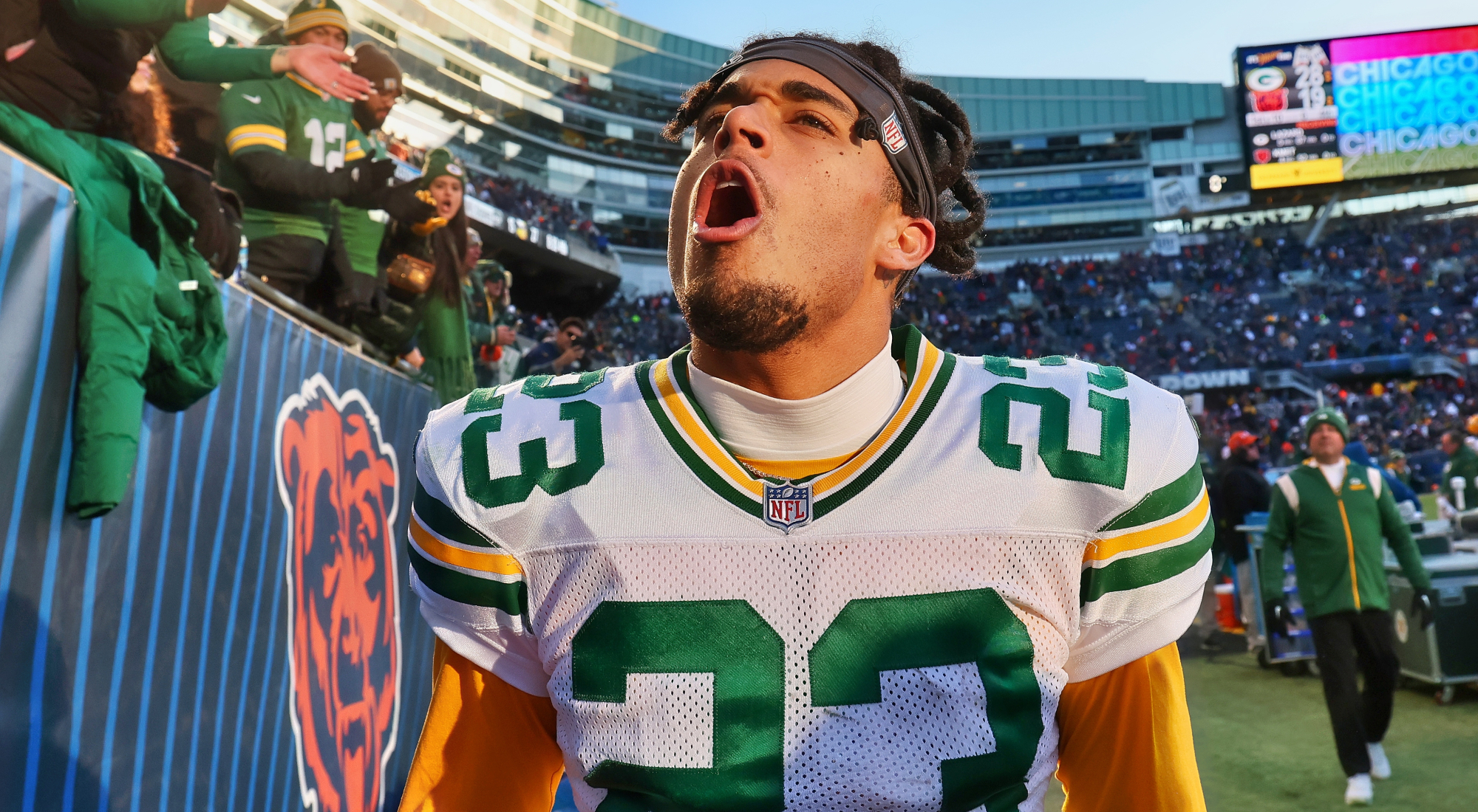 Packers CB Jaire Alexander agitates Bears with hit on Justin Fields,  constant talk - Chicago Sun-Times