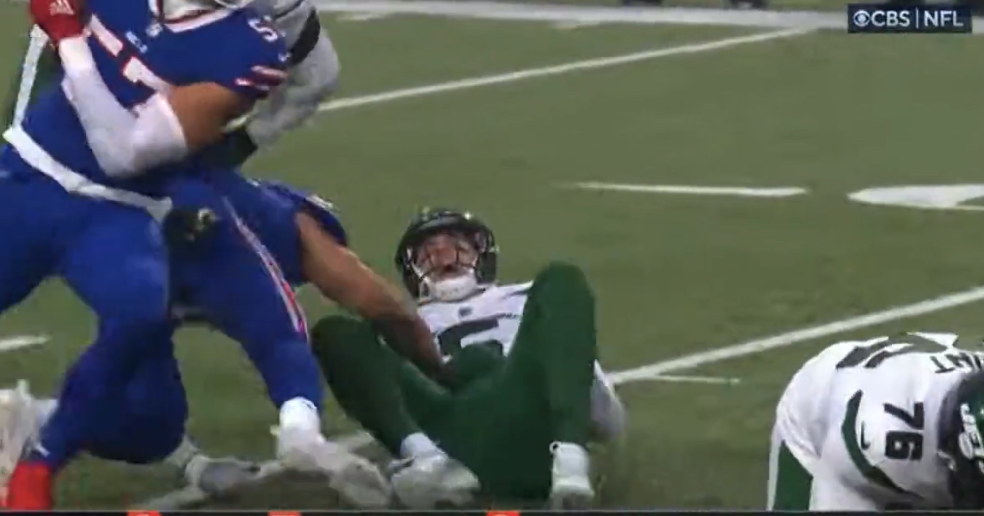 Mike White Takes Two Of The Hardest Hits We Have Ever Seen vs Bills