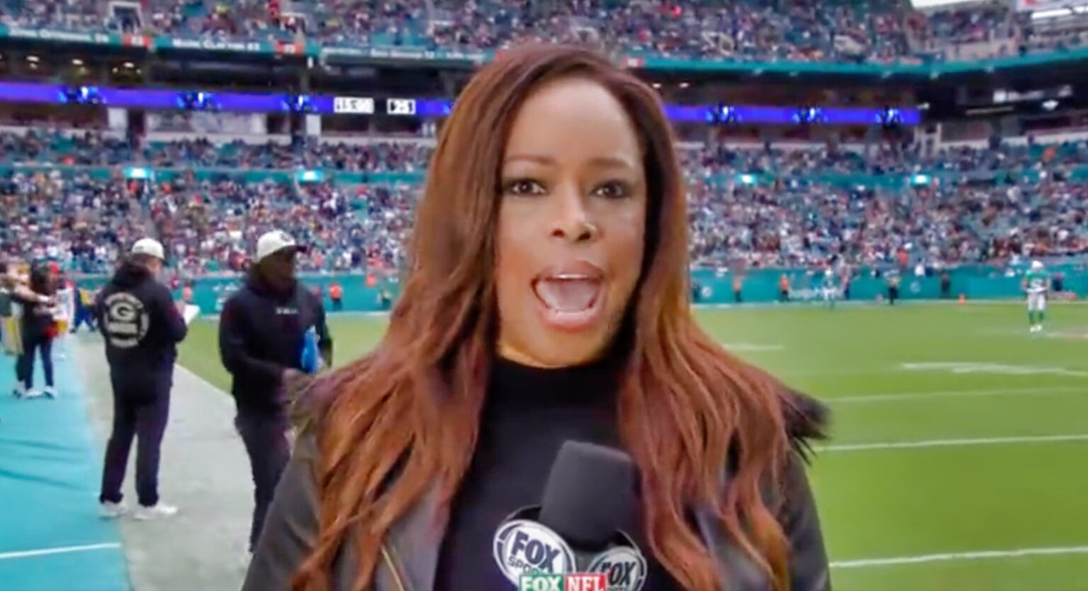 Social Media Thinks Pam Oliver Is Drunk During Dolphins-Packers